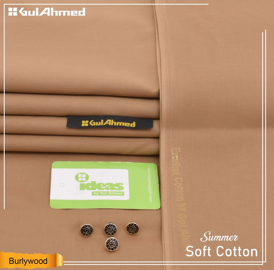 GulAhmed Unstiched cotton fabric with gift box
