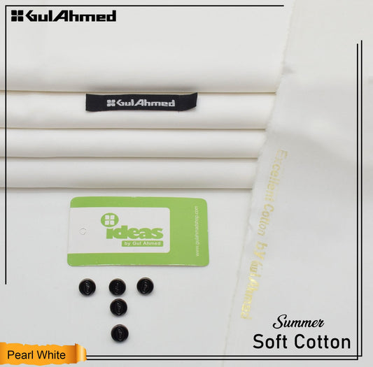 GulAhmed Unstiched cotton fabric with gift box