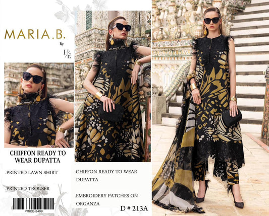 Lawn 3pc with Organza Patches & Cutwork Dupatta